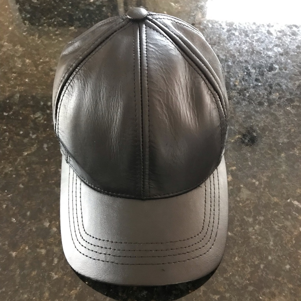 Leather hat